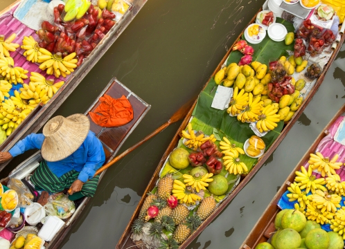 ダムヌンサドゥアック水上マーケット